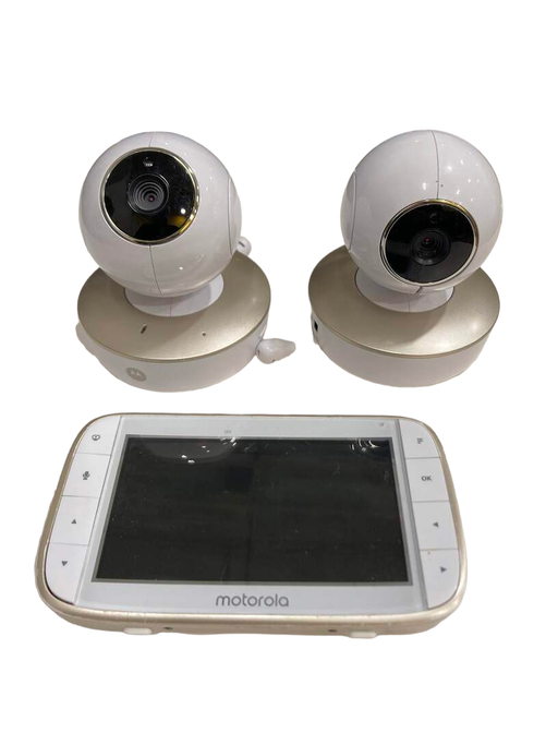 used Motorola VM50G-2 5-Inch Video Baby Monitor with 2 Cameras