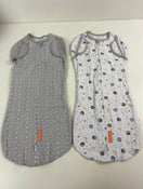 used SwaddleMe Arms Free Convertible Pod 2pk, Star Moon Large 4-6 months