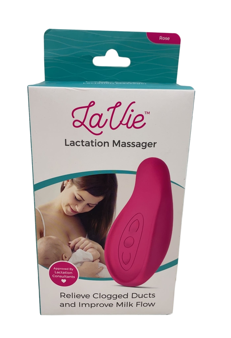 La Vie Lactation Massager Teal Breastfeeding Support for Clogged