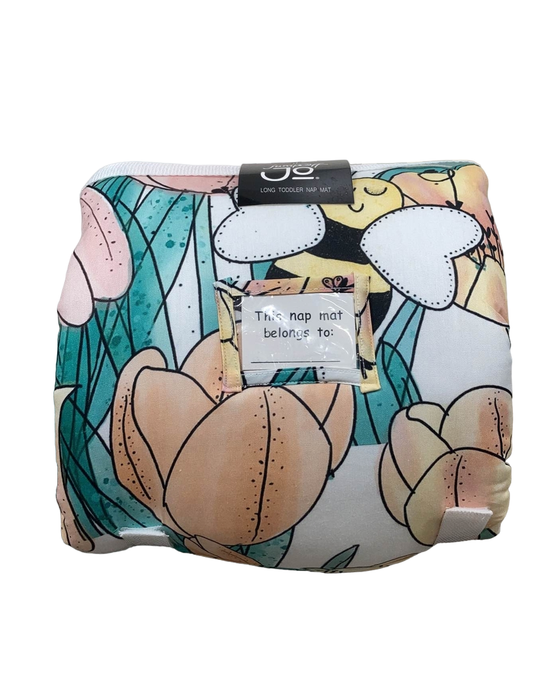 used JumpOff Jo Little Jo's Extra Long Nap Mat, Tulip Fields