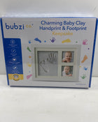 used Bubzi Co Air Drying Clay Handprint & Footprint Photo Frame