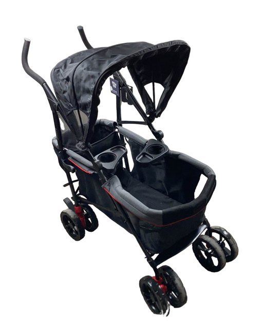 used Summer Infant 3Dlite Wagon Convenience Stroller, 2022 Red and Black