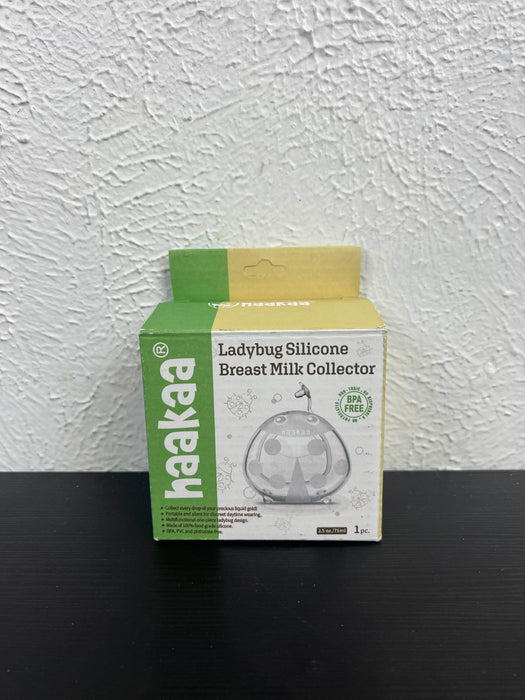 used Haakaa Ladybug Silicone Breast Milk Collector