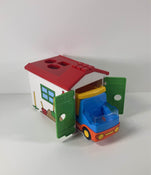 Playmobil 1.2.3 Construction Truck With Garage