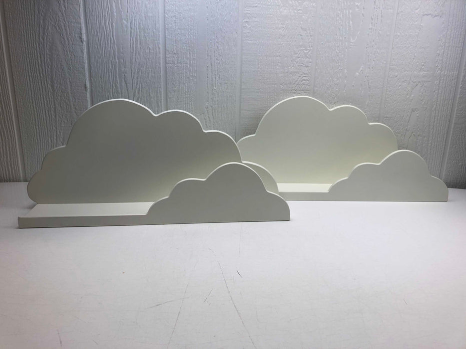 used Pillowfort Decorative Wall Shelves, Clouds