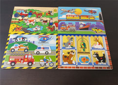 used BUNDLE Wooden Puzzles