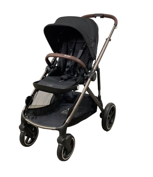 secondhand Cybex Gazelle S Modular Stroller, 2023, Taupe Frame, Moon Black