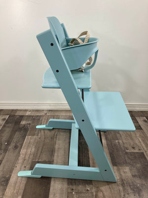 Stokke tripp trapp baby set best sale aqua blue