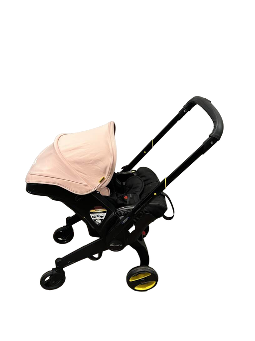 secondhand Doona Infant Car Seat & Stroller Combo, 2020, Blush Pink, With Accessories