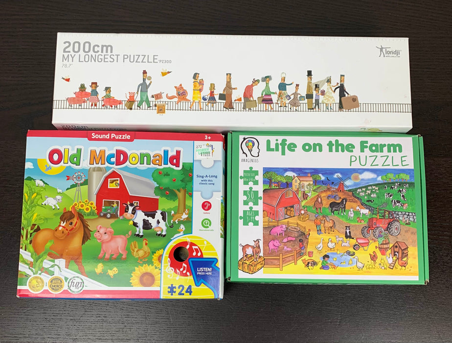 secondhand BUNDLE Jigsaw Puzzles