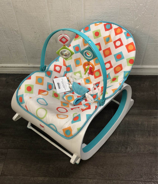 used Fisher Price Deluxe Infant To Toddler Rocker