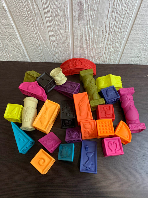 used B. Toys One Two Squeeze Blocks