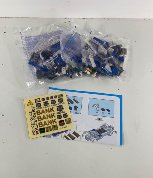 used Cogo Man City Police Car Building Set