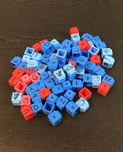 used BUNDLE Snap Cubes, -Alphabet