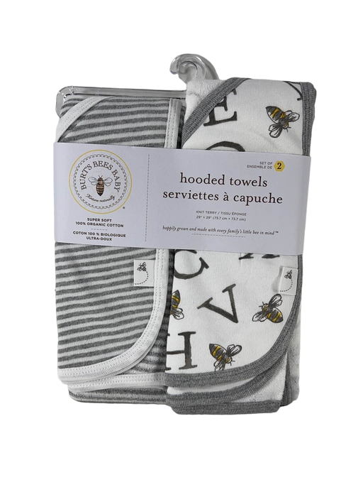 Shop Burt's Bees Baby Hooded Bath Towel, Alphabet at GoodBuy Gear