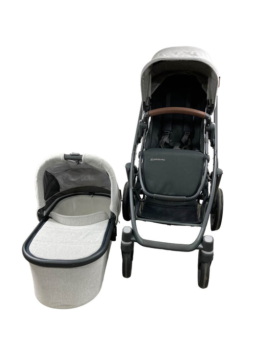 used UPPAbaby VISTA V2 Stroller, 2022, Anthony (White & Grey Chenille) HIDDEN PHOTO REQ 10/4