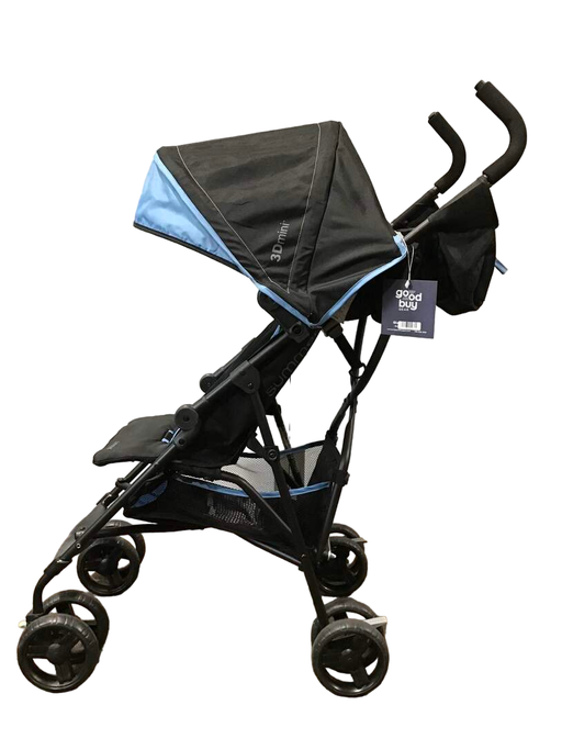 secondhand Summer Infant 3D Mini Stroller, 2021, Blue/Black