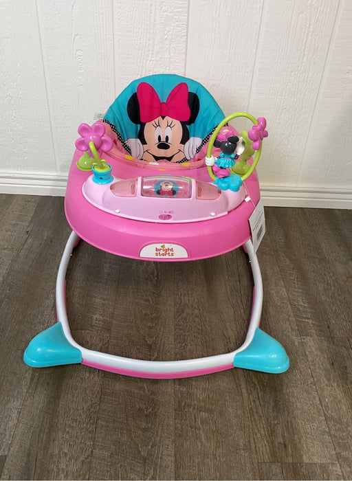 used Bright Starts Minnie Mouse Peekaboo Walker