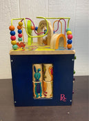 secondhand B. toys Zany Zoo Wooden Activity Cube