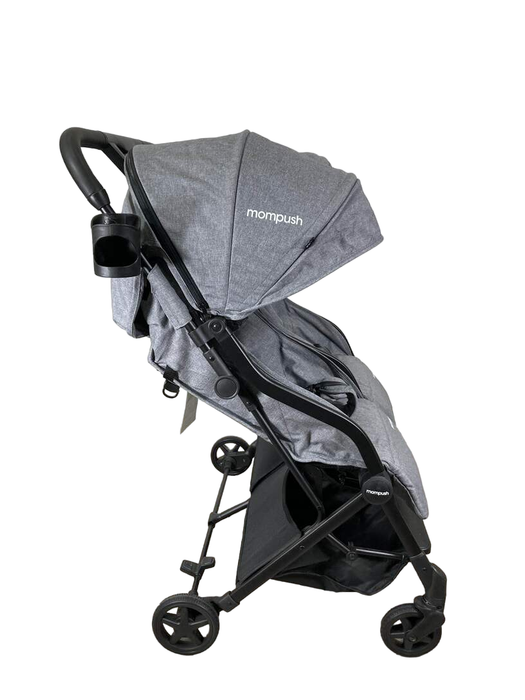Shop Mompush Lithe Double Stroller, 2021, Grey at GoodBuy Gear