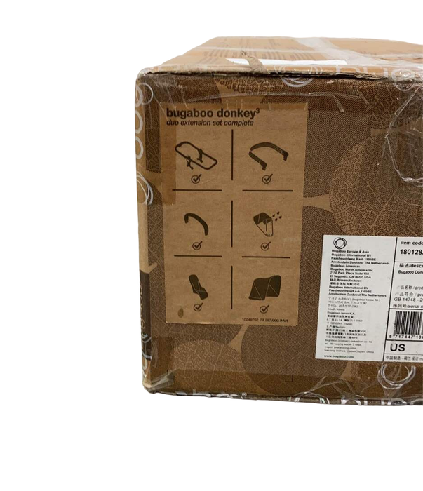 Shop Bugaboo Donkey 3 Duo Extension Set, Black-Black/Black at GoodBuy Gear