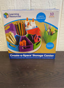 used Learning Resources Create-A-Space Storage Organizer