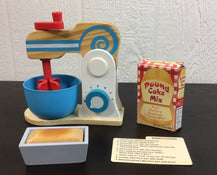 used Melissa & Doug Wooden Make-A-Cake Mixer Set