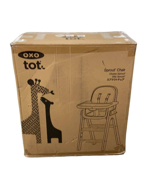 used OXO Tot Sprout High Chair, Taupe/Birch