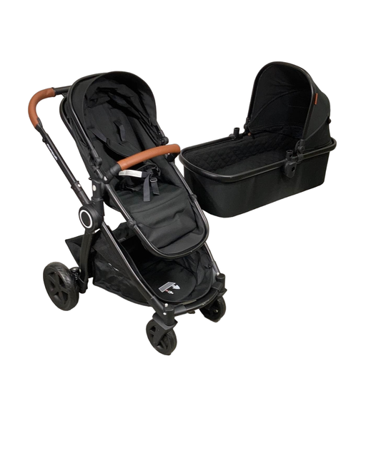 used Mompush Ultimate 2 Baby Stroller, Black with Black Frame, 2022