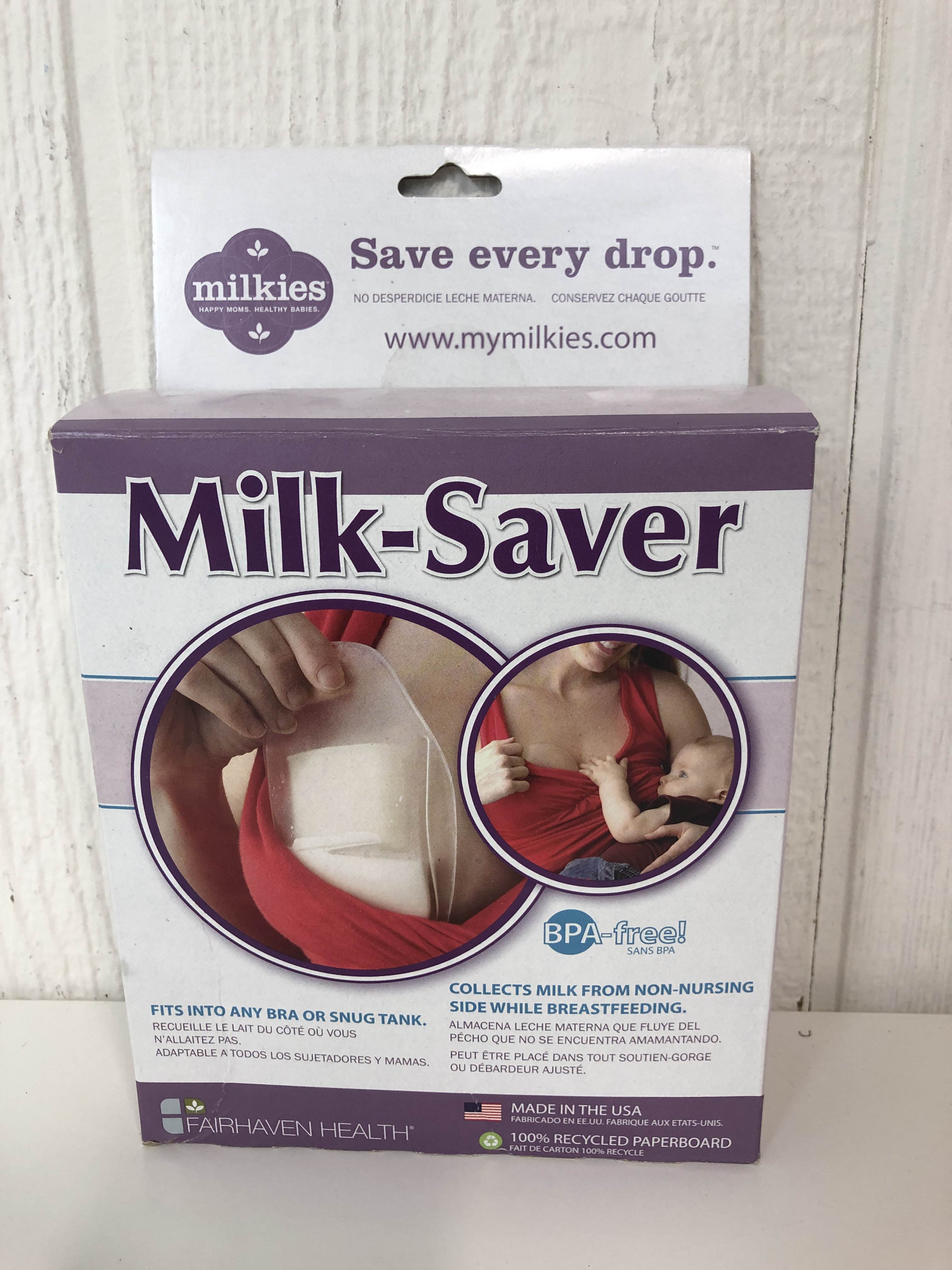 Milkies Milk-Saver Breast Milk Collector