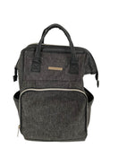 used Bananafish Melanie Backpack Diaper Bag, Grey