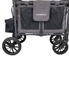 used Wonderfold W2 Luxe Multifunctional Double Stroller Wagon, 2023, Charcoal Gray