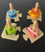 secondhand Hape Creative Peg Puzzle