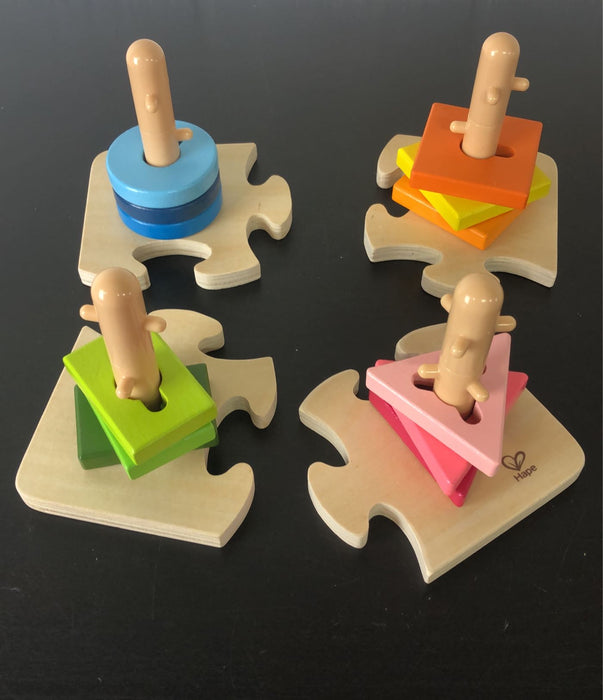 secondhand Hape Creative Peg Puzzle