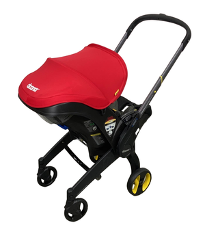 Red stroller 2024 and carseat combo