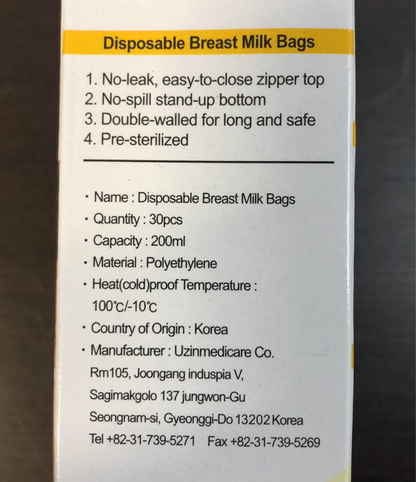 Shop Spectra Baby Disposable Milk Storage Bags, 30 Count at GoodBuy Gear