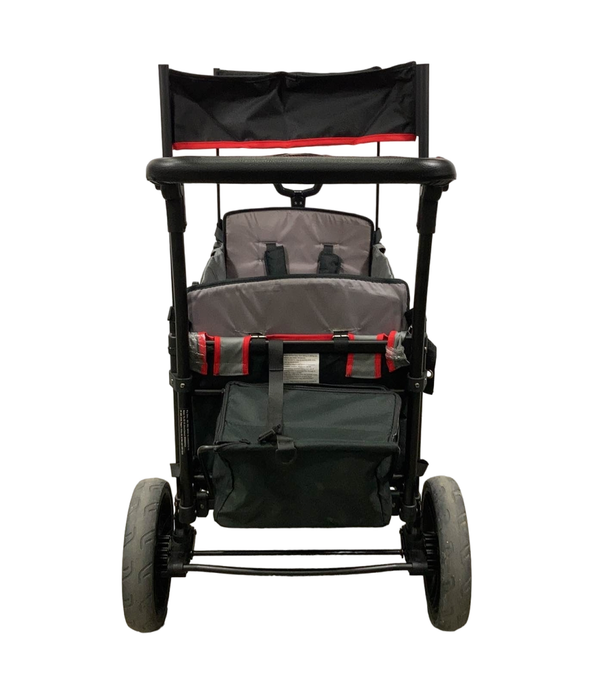 Wonderfold X2 Push + Pull Double Stroller Wagon, 2021, Black