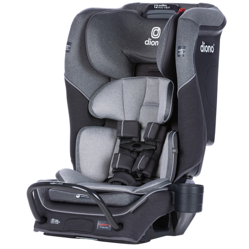 used Diono Radian 3QX Convertible Car Seat, 2023, Grey Slate