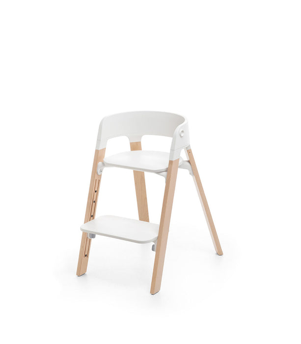 used Stokke Steps Chair, White/Natural