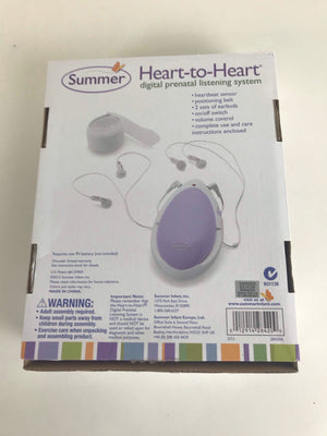 Heart to heart hot sale prenatal listening system