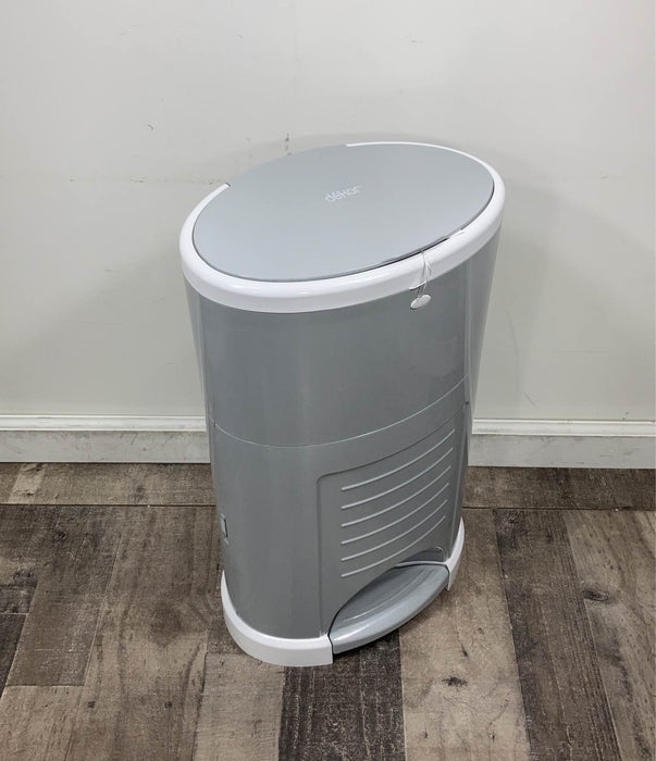 used Diaper Dekor Classic Diaper Pail, Grey