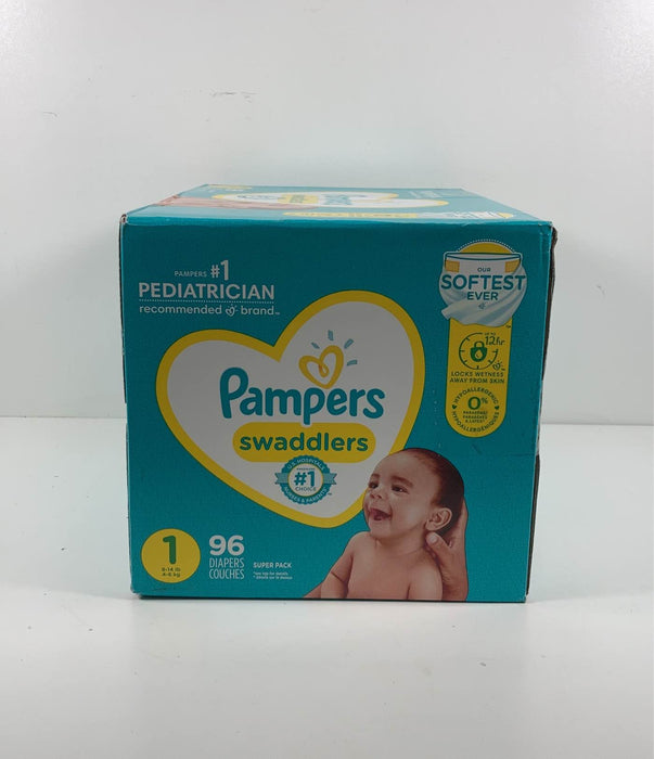 secondhand Pampers Swaddlers Diapers, Size 1- HIDDEN NEEDS PHOTOS 5/23