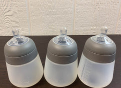 Shop Nanobébé Flexy Silicone Baby Bottles, 9oz, Grey, 3-Pack at GoodBuy Gear