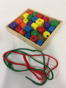 secondhand Melissa & Doug Primary Lacing Beads