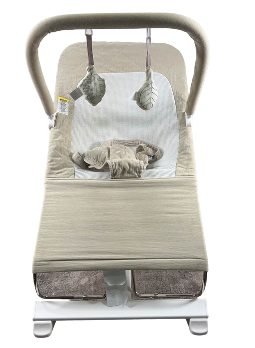 used Baby Delight Go With Me Alpine Deluxe Portable Bouncer, Organic Oat