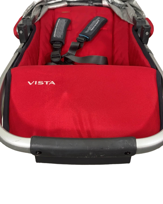 UPPAbaby VISTA RumbleSeat, Pre-2015, Denny (Red Melange), 2014