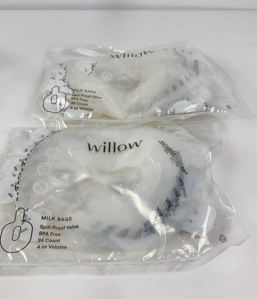 used Willow 48-Count 4 oz Spill-Proof Breast Milk Bags