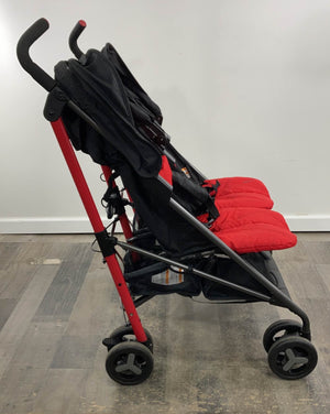 Zobo double stroller on sale red