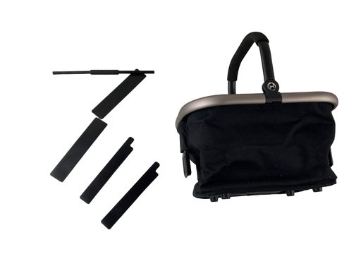 used Cybex Gazelle S Stroller Basket, Moon Black