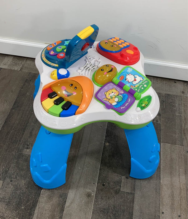 secondhand Fisher Price Laugh & Learn Learning Table, Friends Musical Table 